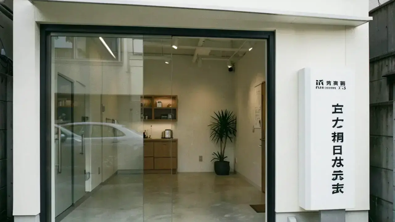 Sandra Soncin の正面玄関とサイン